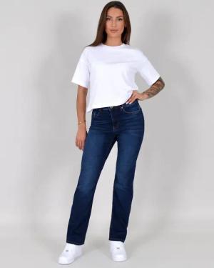 ESRA Straight-Jeans Damen Stretch-Jeans G1400 Straight
