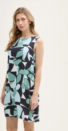TOM TAILOR Sommerkleid Kleid aus Viskose