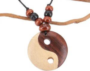 Guru-Shop Perlenkette Ethno Holzschmuck, Halskette, Surferkette