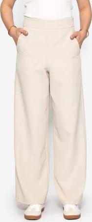 SASSYCLASSY Stoffhose Lässige High-Waist Stoffhose lang