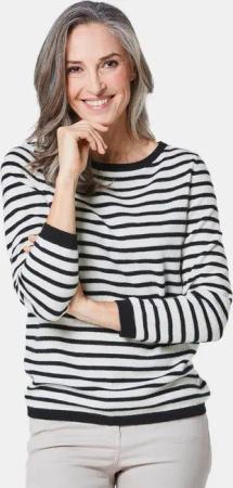 GOLDNER Strickpullover Kaschmirpullover mit U-Boot Ausschnitt