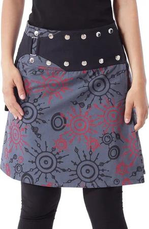 PUREWONDER Wickelrock Damen Rock mit auffälligem