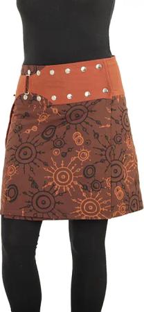 PUREWONDER Wickelrock Damen Rock mit auffälligem
