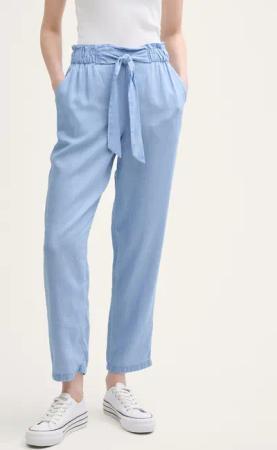 TOM TAILOR Denim 7/8-Hose Tapered Paperbag