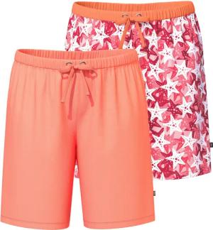 Ulla Popken Pyjama Shortys 2er-Pack Seesterne/uni