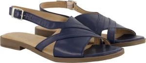 Ulla Popken Leder-Sandalen gekreuzte Riemen Weite