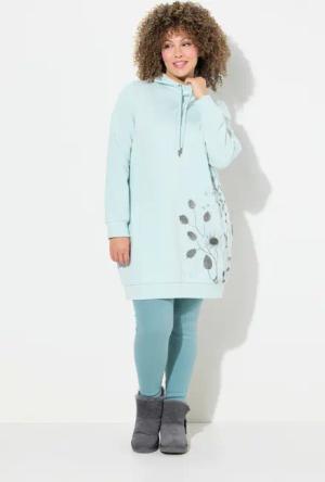 Ulla Popken Sweatshirt Hoodie oversized Gräser