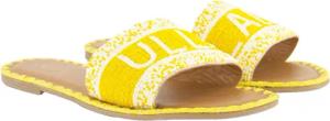 Ulla Popken Sandalen Perlen-Schriftzug Memory Foam
