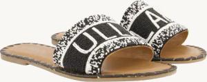 Ulla Popken Sandalen Perlen-Schriftzug Memory Foam