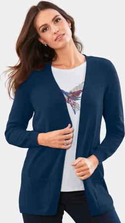 GOLDNER Strickjacke Kuschelweiche Kaschmir-Strickjacke