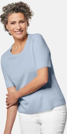 GOLDNER Kurzarmpullover Halbarmpullover mit Rundhals aus