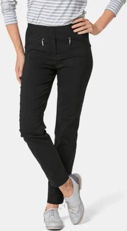 GOLDNER Stoffhose Schlupfhose LOUISA mit Steppnähten