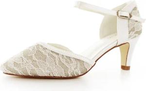 White Lady 879 ivory-champagner - Brautpumps