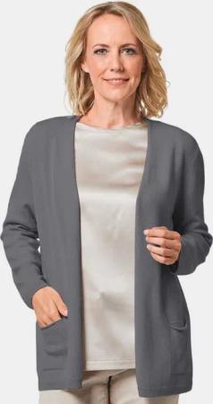 GOLDNER Kaschmirpullover Cardigan in langer offener