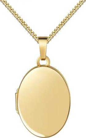 JEVELION Amulett Medaillon Gold 585 aufklappbar