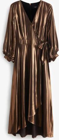 Next Midikleid Midikleid in Metallic mit