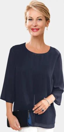 GOLDNER Klassische Bluse Kurzgröße: