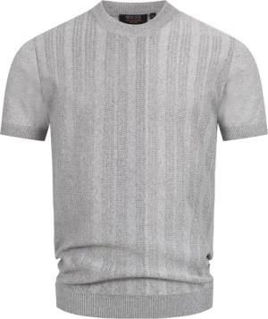 Indicode T-Shirt INVarson mit vertikalem Strickmuster