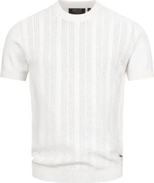 Indicode T-Shirt INVarson mit vertikalem Strickmuster
