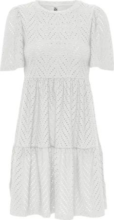 JACQUELINE de YONG Shirtkleid mit Lochstickerei