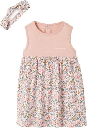 vertbaudet Minikleid Kleid mit Haarband für
