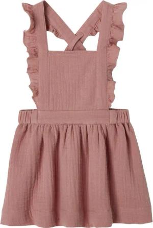 vertbaudet Minikleid Mädchen Baby Latzkleid, Musselin
