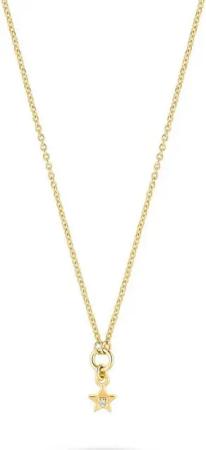 Esprit Silberkette ESPRIT Damen-Kette 925er Silber 1 Diamant, Star
