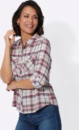 Witt Klassische Bluse Flanellbluse