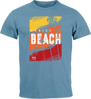 Neverless Print-Shirt Herren T-Shirt Sommer Venice