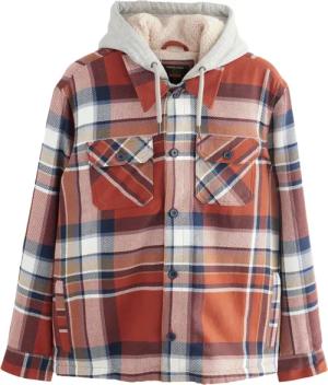 Next Hemdjacke Karierte Hemdjacke mit Teddyfutter