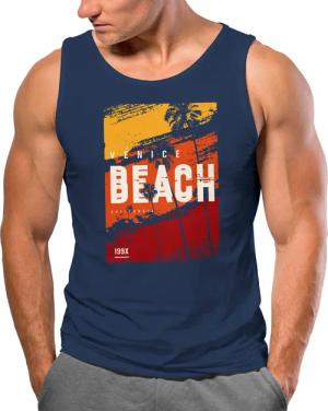 Neverless Tanktop Herren Tank-Top Sommer Venice
