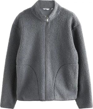 Next Fleecepullover Borg-Fleece mit Reißverschluss-Trichterkragen (1-tlg)