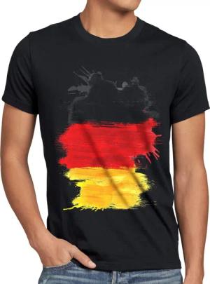 style3 T-Shirt Flagge Deutschland Fußball Sport