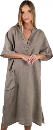 Mississhop Sommerkleid Dame Kleid Sommerkleid 100%