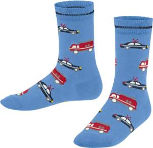 FALKE Socken Police and Fire Cars