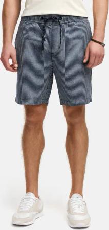 Indicode Chinoshorts INAlizzo aus Seersucker-Material für