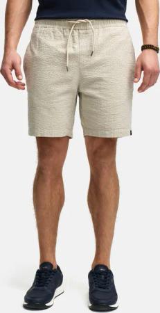 Indicode Chinoshorts INAlizzo aus Seersucker-Material für
