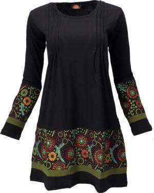 Guru-Shop Midikleid Baumwoll Minikleid Boho chic,