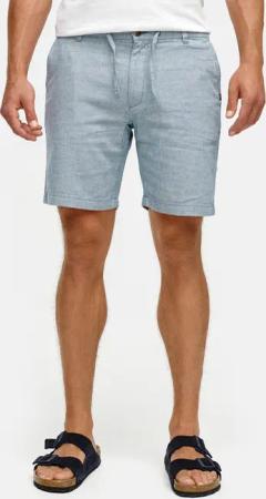 Indicode Chinoshorts INErwil aus Leinen-Mix mit
