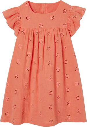 vertbaudet Minikleid Mädchen Musselinkleid
