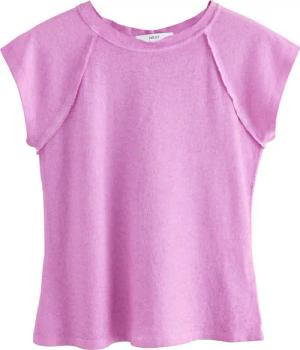 Next Shirttop Gewaschenes T-Shirt mit offenen