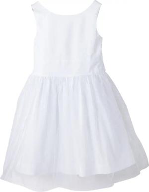 vertbaudet Minikleid Festliches Mädchenkleid, Satin und