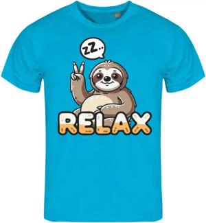 deinshirt Print-Shirt Herren T-Shirt Relax Faultier
