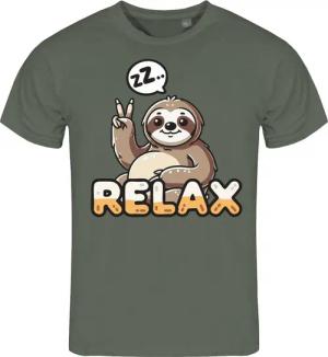 deinshirt Print-Shirt Herren T-Shirt Relax Faultier