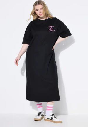 Studio Untold Midikleid Jerseykleid oversized Bigshirt