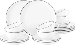Seltmann Weiden Teeservice Geschirr-Set Lido Black