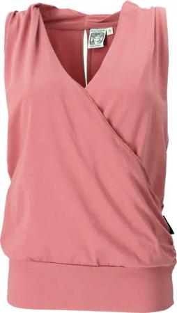 Guru-Shop T-Shirt Lockeres Yogashirt, Sommertop, ärmelloses