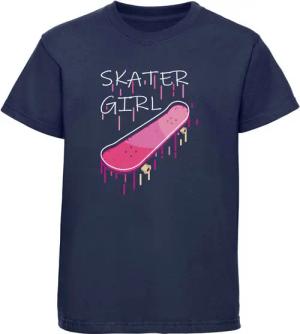 MyDesign24 T-Shirt Mädchen Print Shirt Skateboard