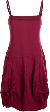 Vishes Sommerkleid Damen Ballon-Kleid Tunika-Kleid Sommerkleid