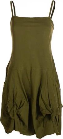 Vishes Sommerkleid Damen Ballon-Kleid Tunika-Kleid Sommerkleid